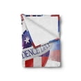thumbnail image 2 of 4th of July Soft Flannel Fleece Throw Blanket, Colorful Celebration of Independence of United States Summer Season Holiday, Cozy Plush for Indoor and Outdoor Use, 50" x 60", Multicolor, by Ambesonne, 2 of 6