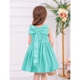 thumbnail image 4 of IDOPIP Flower Girls Bowknot Tutu Dress for Kids Baby Wedding Birthday Party Baptism Formal Dresses, 4 of 6