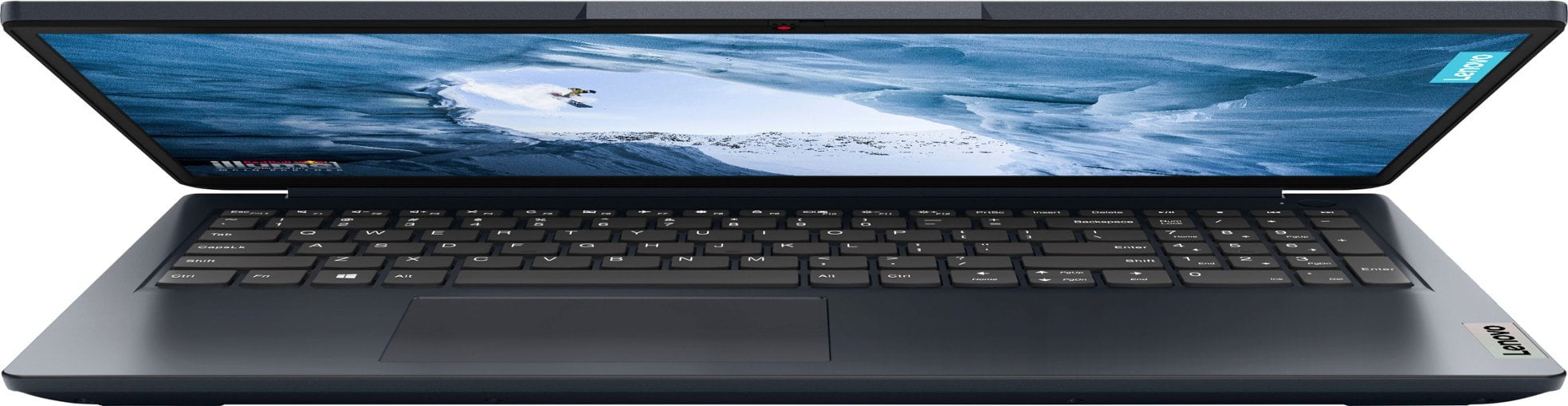 Lenovo IdeaPad 1 15.6" Full HD Touchscreen Laptop, AMD Ryzen 5 7520U, 8GB RAM, 256GB SSD, Windows 11 Home, Abyss Blue