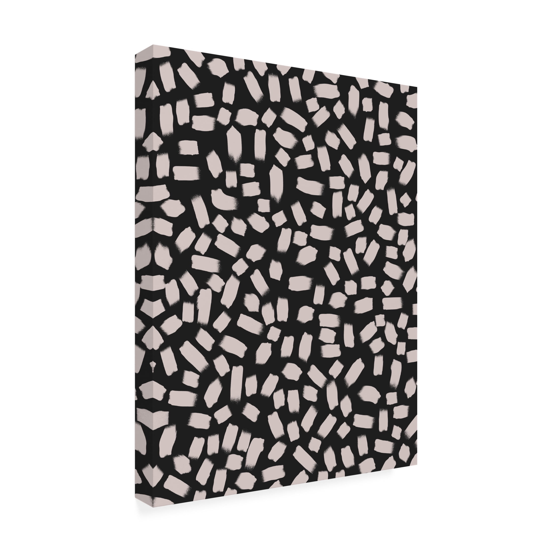 Canvas Wall Art - Treechild 'Beige Short Stroces' Wall Art for Living Room, Bedroom, or Office D?cor by Trademark Fine Art - 18 x 24 Inches