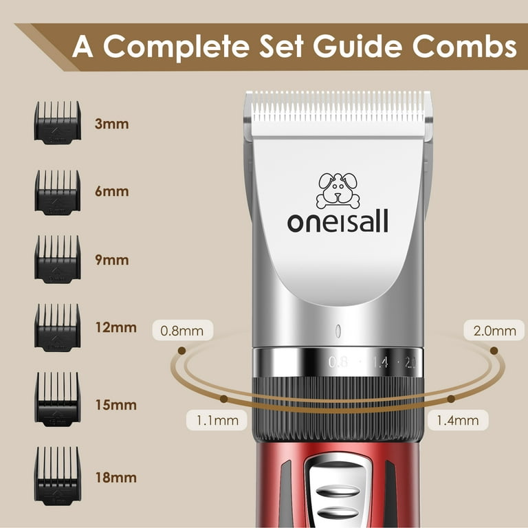 Oneisall C6 Cat Clippers, Low-Noise Cordless Trimmer photo 5