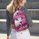 thumbnail image 5 of Balery Flower Field Cow Mochila Clásica Impresa Básica para Viaje, Mochila Escolar Resistente al Agua, Mochila de Lona con Correas Ajustables-Medium, 5 of 5