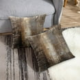 thumbnail image 4 of Throw Pillow Covers Modern Home Art Decor, 18 x 18 Inches Set of 2 Abstract Oil Painting Pillowcases for Bedroom, Living Room, Cushion Couch Sofa, Brown Grey Beige, 4 of 6