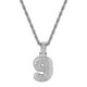 thumbnail image 2 of 18 Collar 0-9 Colgantes de Número Árabe Accesorios de Joyería de Hip-, 2 of 7