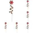 thumbnail image 3 of 5Pcs Candy Cane Christmas Decorations,Red Green and White Christmas Tree Picks,Candy Cane Ornaments for Christmastree Topper Home Vase Decor Wreath DIY Craft(Green), 3 of 7