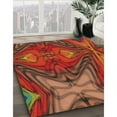 thumbnail image 2 of Ahgly Company Indoor Rectangle Patterned Red Abstract Area Rugs, 2' x 3', 2 of 6