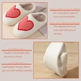 thumbnail image 3 of Zapatillas en V OPXIN Love Heart Plush Warm para mujeres y hombres, 3 of 7