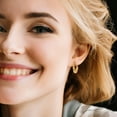 thumbnail image 3 of Everly Women's 10k Yellow Gold Earrings, 3 of 6