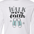 thumbnail image 4 of Inktastic Walk by Faith Quote Long Sleeve Youth T-Shirt, 4 of 5