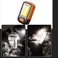 thumbnail image 4 of Wosthever Luz de trabajo recargable portátil, linterna COB ajustable de alto brillo, senderismo, viaje, linterna de mano, reflector carpas Wosthever OD029094-00B, 4 of 6
