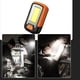 thumbnail image 4 of Soidarity Luz de trabajo recargable portátil, linterna COB ajustable de alto brillo, senderismo, viaje, linterna de mano, reflector carpas Soidarity OD029094-00B, 4 of 6