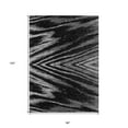 thumbnail image 3 of 8' X 10' Black And Gray Abstract Washable Indoor Outdoor Area Rug, 3 of 5