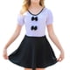 thumbnail image 3 of Naiovety Traje de baño para adolescentes Estilo de moda y tela cómoda disponible en vestido de varios colores Traje de baño en blanco y negro 5XL, 3 of 6