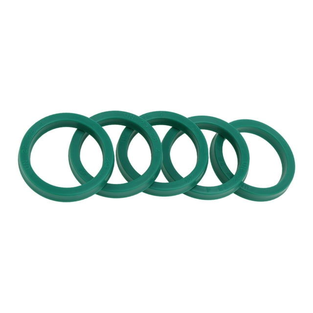 Sellos de Aceite Universales Labio UN de Bargains Únicos 22x28x4mm Alta Presión TPU Verde 5 Pcs