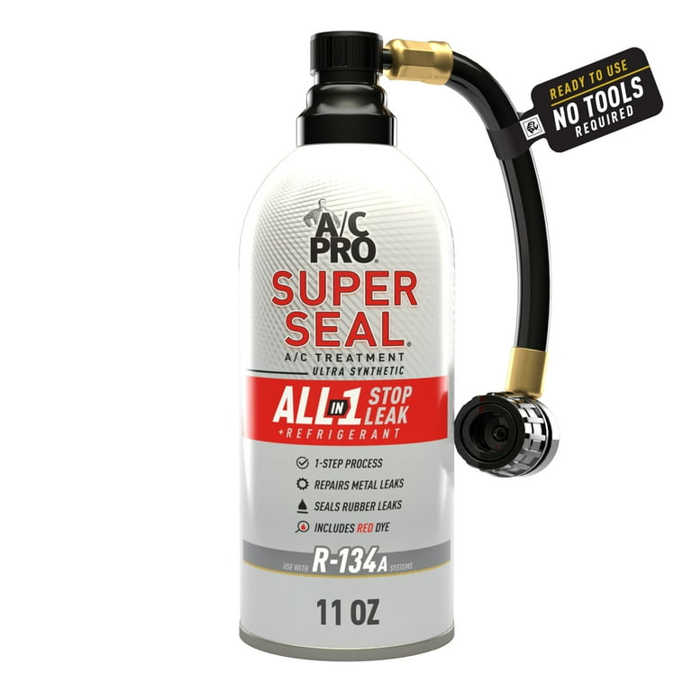 A/C Pro Super Seal All-In-One Stop Leak Charging Kit - 11 oz