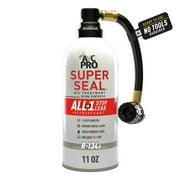 A/C Pro Super Seal All-in-one Stop Leak, 11 oz, Aerosol, 1 Pack, California Compliant