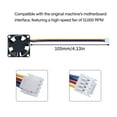 thumbnail image 4 of 3010 Silents 24V Bearing Cooling Fan with Hydraulic Balances for PLUS Continuous Printing Applications, 4 of 8