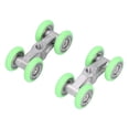 thumbnail image 1 of Rouleaux de Porte de Douche, 2pcs Rouleau Roue Coureur Double Porte de Douche Rouleaux de Roue Fortement Recommandé, 1 of 14