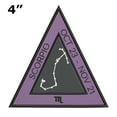 thumbnail image 2 of Scorpio Horoscope 4 Inch Iron Or Sew On Embroidered Fabric Badge Patch Astrology, Zodiac Iconic Series, 2 of 2
