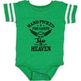 thumbnail image 3 of Inktastic Handpicked for Earth by My Tio in Heaven with Angel Wings Boys or Girls Baby Bodysuit, 3 of 5