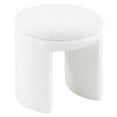 thumbnail image 5 of Furniture of America Thia Modern 18" Upholstered U-Shaped Stool, Beige, 5 of 5