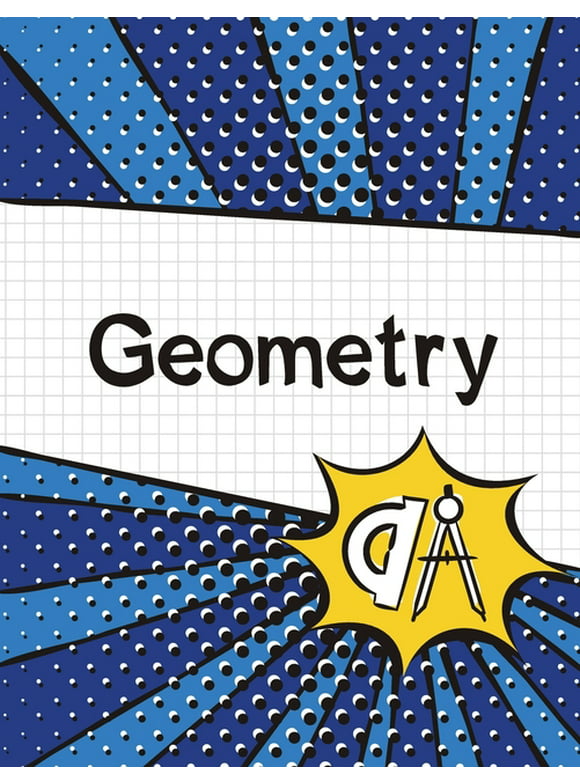 Geometry Graph Paper Notebook: (Large, 8.5"x11") 100 Pages, 4 Squares per Inch, Math Graph Paper Composition Notebook for Students, (Paperback)