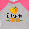 thumbnail image 4 of Inktastic Orlando Florida Orange in Heart Boys or Girls Baby Bodysuit, 4 of 5
