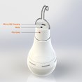 thumbnail image 4 of Lámpara de Ourdoor DC56V 9W 25 Bombilla LED de energía solar 3 niveles Brillo ajustable Regulable / Flash / SOS Modos de efectos de iluminación Resistencia al agua IP65 Incorporada 1800mAh Batería rec Eccomum Lámpara de Ourdoor, 4 of 7