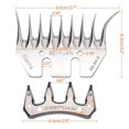 thumbnail image 4 of Sheep Clipper, Stainless Steel Sheep Clipper, Electric Wool Shears, Animal Goat Sheep Shears (9 Teeth Scimitar), 4 of 5
