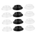 thumbnail image 3 of BEADCEST 12pcs Piano Leg Pads Black ABS Stress Dispersion for Musicians, 3 of 8