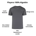 thumbnail image 4 of Playera Hombres Basica Manga Corta Sencilla Algodón Casual, 4 of 6