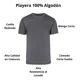 thumbnail image 4 of Playera Hombres Basica Manga Corta Sencilla Algodón Casual, 4 of 6