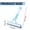 Blue+White, variant on Economic! WEIWEIGG 2 PCS Window Cleaning Scraper, 3-in-1 Squeegee Scrubber with Spray Function, Car Windshield & Shower Glass Cleaner Kit, Streak-Free Scraper(Blue+White)