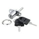 thumbnail image 1 of Cerradura de émbolo para gabinete, cerradura de cajón triple con llaves, cerradura de émbolo de aleación de zinc 16mm Plata, 1 of 9