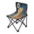 thumbnail image 2 of YAZAOO Camping Chairs Modern Cosmic Cat Pattern Folding chair, 2 of 8