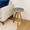 Beige+White,Bone,Solid Wood, variant on Solid Wood Bone Inlay Tripod Stool,Beige+White Bone,Solid Wood Furniture Primary Living Space Ottomans