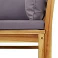 thumbnail image 7 of vidaXL Patio Sofa Corner with Cushions 28.7"x28.7"x25.6" Solid Wood Acacia, 7 of 7