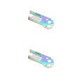 thumbnail image 4 of Injueey Camping multiherramienta Mini Pocket Chopper al aire libre multifuncional papelería llavero hoja de acero inoxidable Gadgets coloridos Vistoso 2Conjunto, 4 of 6