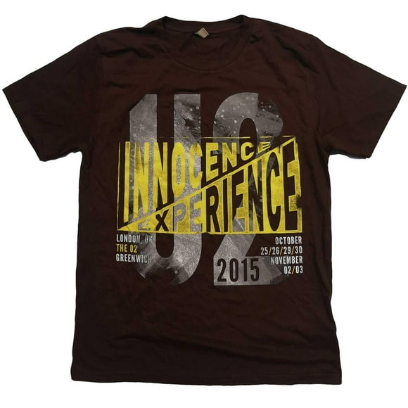 U2 Adulte I+E Londres Événement 2015 T-Shirt en Coton