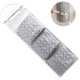 thumbnail image 2 of Bolsa de almacenamiento colgante con 3 bolsillos para colgar sobre la puerta, organizador de armario de lino y algodón, impermeable, para dormitorio, baño y cocina, 2 of 9