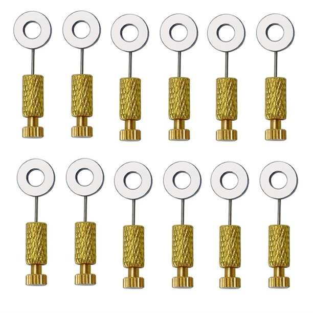12 Uds Herramientas de Bricolaje ArtíCulos de Hechos A Mano Herramientas Aguja de FijacióN de Sutura ArtíCulos de Costura con Aguja Fija 6-12Mm