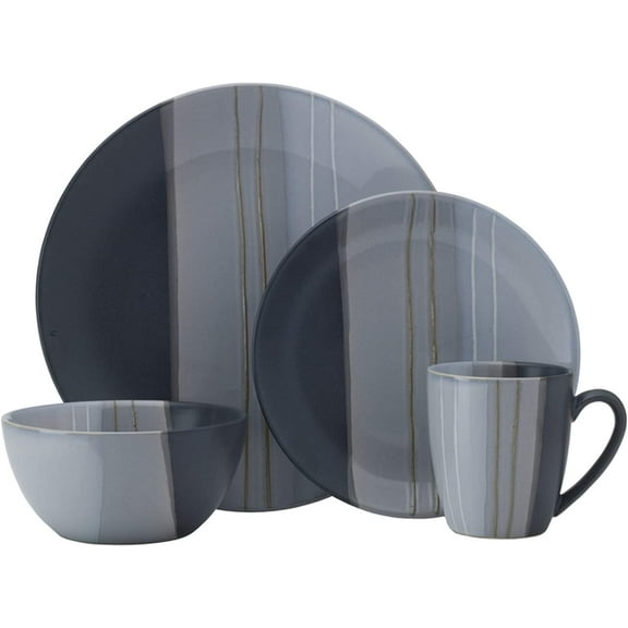 Pfaltzgraff® Parker Gray Stoneware 16-Piece Dinnerware Set