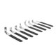 thumbnail image 1 of Shaping Clay Tools 8 Pcs Set Easy To Use Stainless Steel Comfortable Clay Carving Knife For DIY ANGGREK Arte y Manualidades, 1 of 8