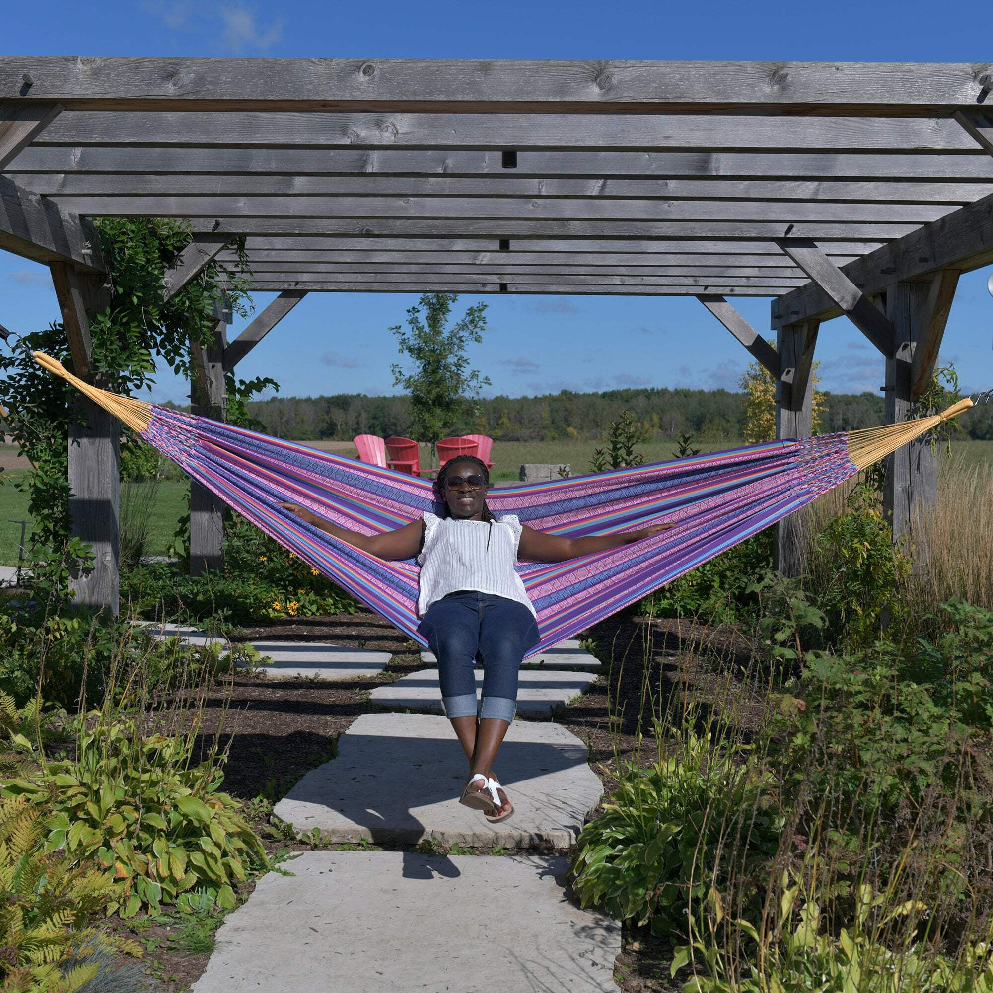 Vivere Latin Freestanding Hammock, Fiesta