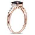 thumbnail image 3 of Everly Women's Garnet 10k Rose Gold Ring, 3 of 6