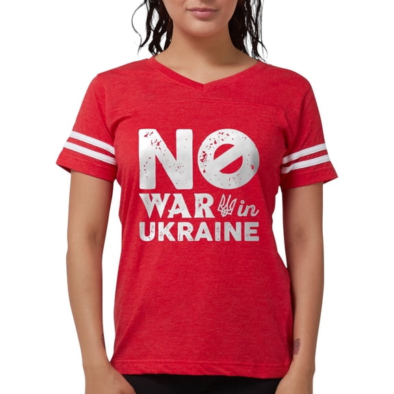 CafePress - No War In Ukraine - Womens Football Shirt
