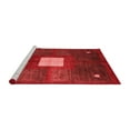 thumbnail image 2 of Ahgly Company Machine Washable Indoor Rectangle Abstract Red Modern Area Rugs, 5' x 7', 2 of 4