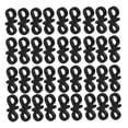 BESTYASH 120Pcs Black Plastic Gutter Hooks for Outdoor String Lights ...