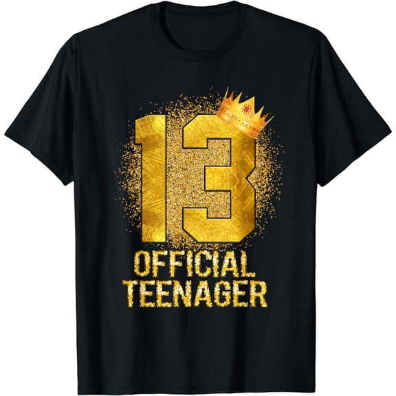 Official Teenager 13th Birthday 13 Year Old Gift Boys Girls T-Shirt