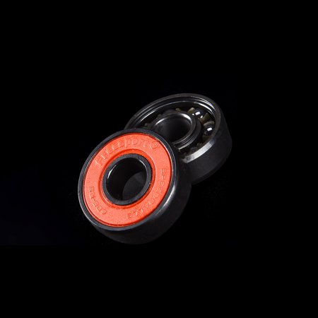 FREESPORT 1pcs 608 Generic Hybrid Ceramic Bearing Skateboard Roller Skating Bearings with Ceramic Beads and Sealing